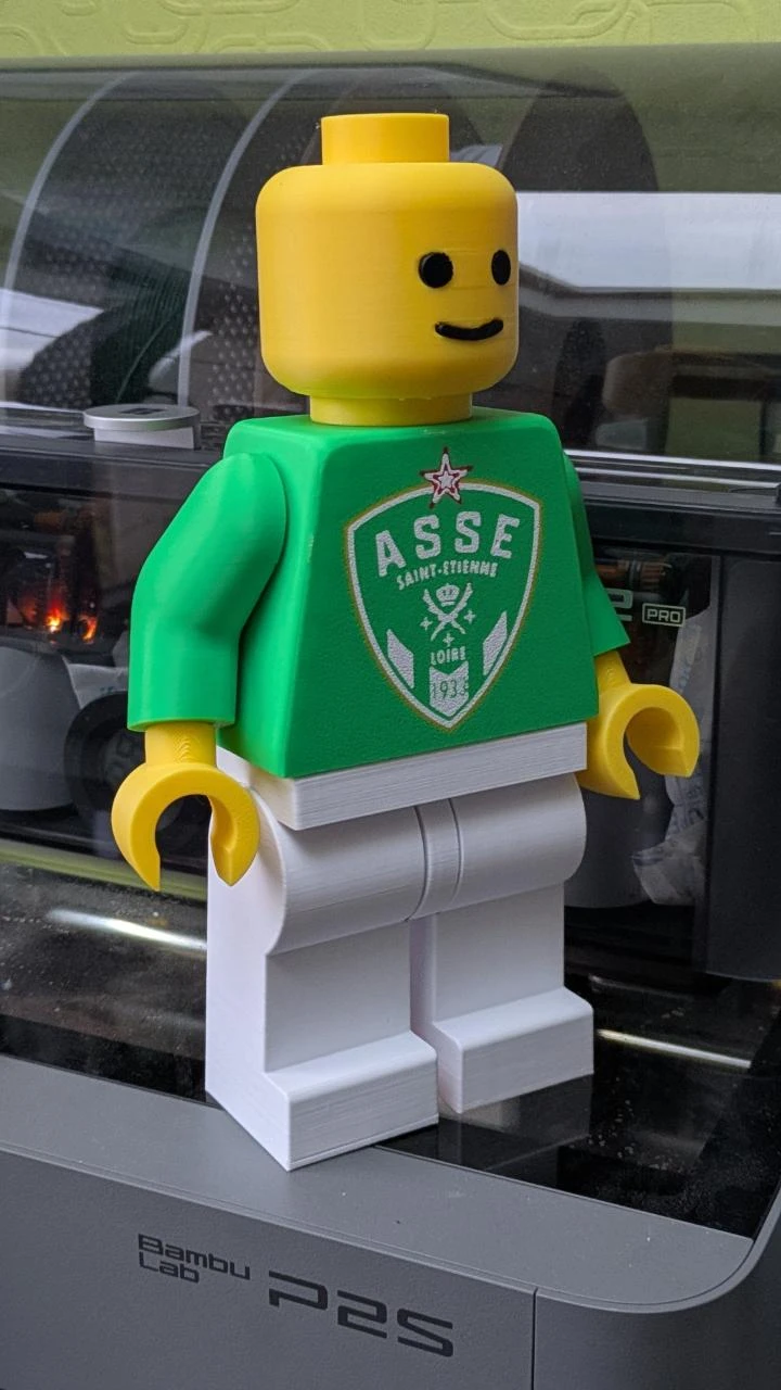 AS Saint-Étienne brick figurine – Unique item for Green fans! – photo 3